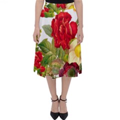 Flower Bouquet 1131891 1920 Classic Midi Skirt