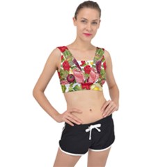 Flower Bouquet 1131891 1920 V-back Sports Bra