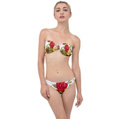 Flower Bouquet 1131891 1920 Classic Bandeau Bikini Set