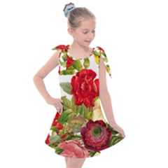 Flower Bouquet 1131891 1920 Kids  Tie Up Tunic Dress