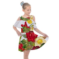 Flower Bouquet 1131891 1920 Kids  Shoulder Cutout Chiffon Dress