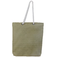 Old Letter Full Print Rope Handle Tote (large)