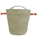 Old Letter Drawstring Bucket Bag View1