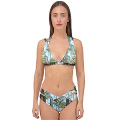 Town 1660349 1280 Double Strap Halter Bikini Set