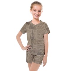 Background 1706636 1920 Kids  Mesh Tee And Shorts Set