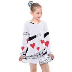 Manloveswoman Kids  Long Sleeve Dress