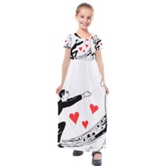 Manloveswoman Kids  Short Sleeve Maxi Dress