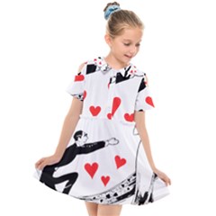 Manloveswoman Kids  Short Sleeve Shirt Dress