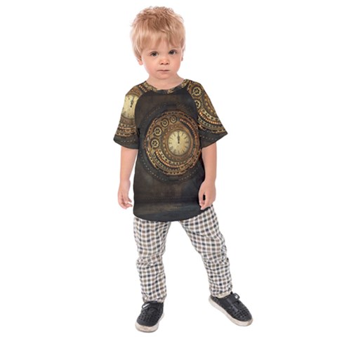 Steampunk 1636156 1920 Kids Raglan Tee by vintage2030