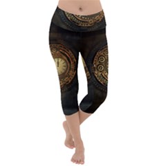 Steampunk 1636156 1920 Lightweight Velour Capri Yoga Leggings by vintage2030