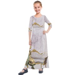 Background 1659612 1920 Kids  Quarter Sleeve Maxi Dress