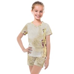 Background 1659622 1920 Kids  Mesh Tee And Shorts Set