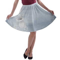 Background 1659631 1920 A-line Skater Skirt by vintage2030