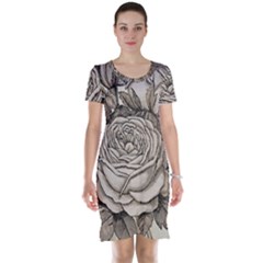 Flowers 1776630 1920 Short Sleeve Nightdress