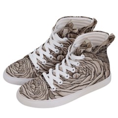 Flowers 1776630 1920 Women s Hi-top Skate Sneakers by vintage2030