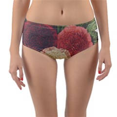 Flowers 1776434 1280 Reversible Mid-waist Bikini Bottoms by vintage2030