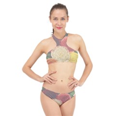 Flowers 1776434 1280 High Neck Bikini Set