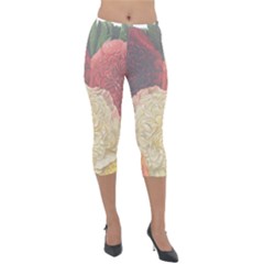 Flowers 1776434 1280 Lightweight Velour Capri Leggings 