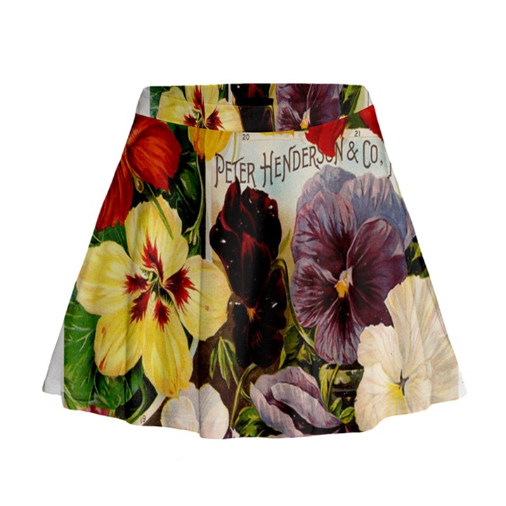 Flowers 1776534 1920 Mini Flare Skirt