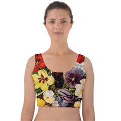 Flowers 1776534 1920 Velvet Crop Top