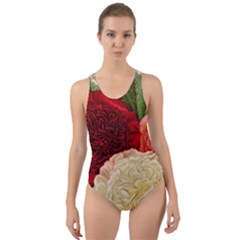 Flowers 1776584 1920 Cut-out Back One Piece Swimsuit