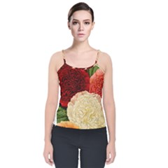 Flowers 1776584 1920 Velvet Spaghetti Strap Top