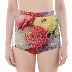 Flowers 1776541 1920 High-waisted Bikini Bottoms by vintage2030