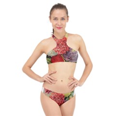 Flowers 1776541 1920 High Neck Bikini Set