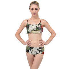 Flowers 1776617 1920 Layered Top Bikini Set