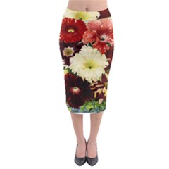 Flowers 1776585 1920 Midi Pencil Skirt by vintage2030