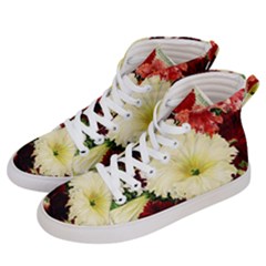 Flowers 1776585 1920 Men s Hi-top Skate Sneakers by vintage2030