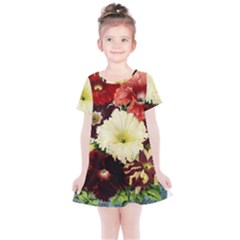 Flowers 1776585 1920 Kids  Simple Cotton Dress by vintage2030