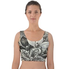 Flowers 1776382 1280 Velvet Crop Top