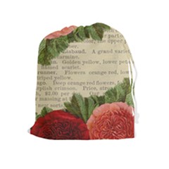 Flowers 1776422 1920 Drawstring Pouch (xl) by vintage2030