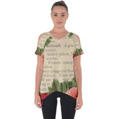 Flowers 1776422 1920 Cut Out Side Drop Tee by vintage2030