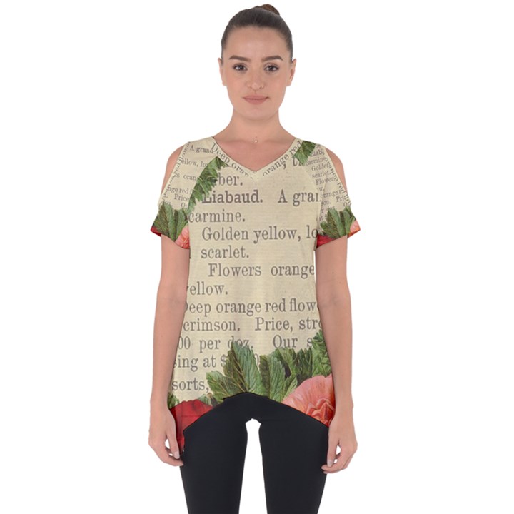 Flowers 1776422 1920 Cut Out Side Drop Tee