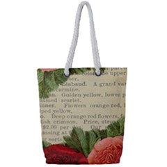 Flowers 1776422 1920 Full Print Rope Handle Tote (small) by vintage2030