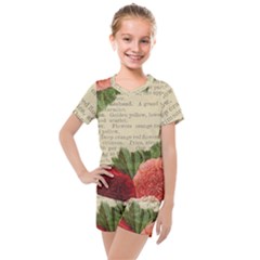 Flowers 1776422 1920 Kids  Mesh Tee And Shorts Set