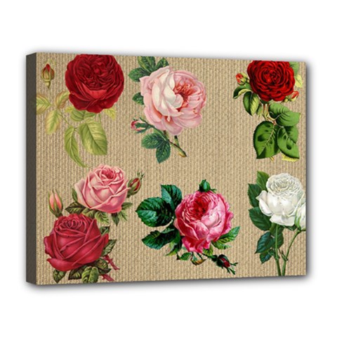 Flower 1770189 1920 Canvas 14  X 11  (stretched) by vintage2030