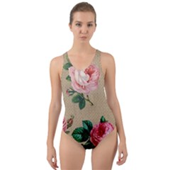 Flower 1770189 1920 Cut-out Back One Piece Swimsuit