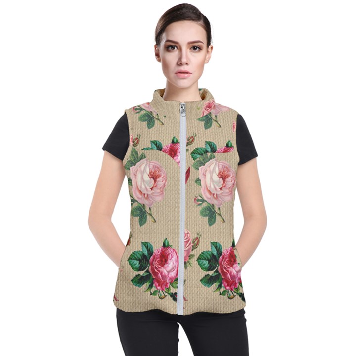 Flower 1770189 1920 Women s Puffer Vest