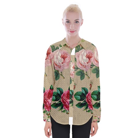 Flower 1770189 1920 Womens Long Sleeve Shirt by vintage2030