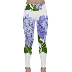 Flower 1775377 1280 Lightweight Velour Classic Yoga Leggings by vintage2030