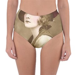 Vintage 1646083 1920 Reversible High-waist Bikini Bottoms by vintage2030