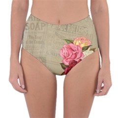 Flower 1646069 1920 Reversible High-waist Bikini Bottoms by vintage2030