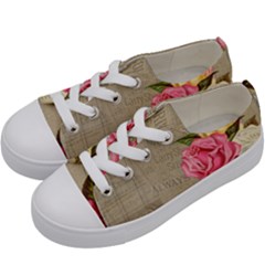 Flower 1646069 1920 Kids  Low Top Canvas Sneakers by vintage2030