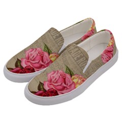 Flower 1646069 1920 Men s Canvas Slip Ons by vintage2030