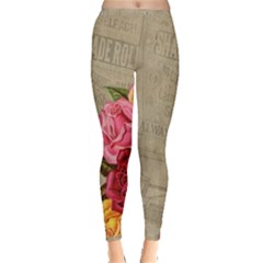 Flower 1646069 1920 Inside Out Leggings by vintage2030