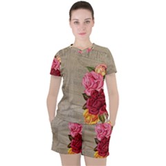 Flower 1646069 1920 Women s Tee And Shorts Set