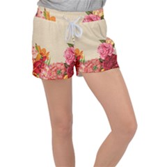 Flower 1646035 1920 Women s Velour Lounge Shorts by vintage2030